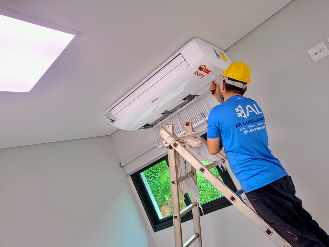 Condensadora em ambiente externo