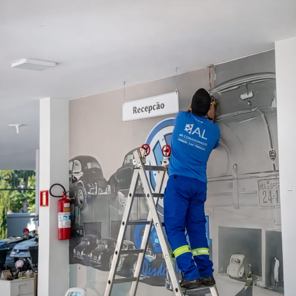 Instalação de climatização